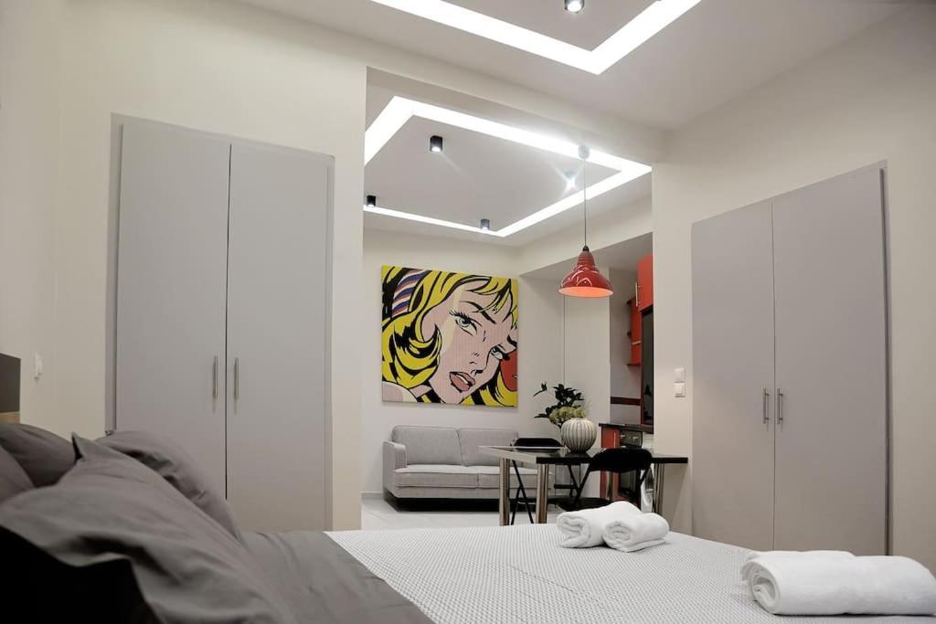 Apartment At Eksarhia Center Aten Exteriör bild